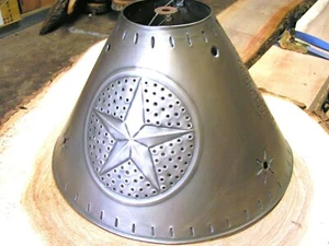 Tin Punch STAR Lamp Shade, Sm - Picture 1 of 6
