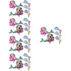  25 Pcs Mariposas Decorativas Para Pared Mermaid Party Supplies Fish Tail