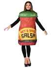 Hot and Spicy Salsa Jar Sauce Condiment Food Unisex Adult Mens Womens Costume
