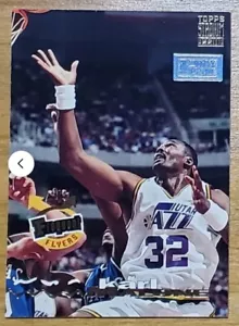 Karl Malone HOF 1993 Topps Stadium Club #186 1st Day Issue Parallel - NM-MT+ - Picture 1 of 2