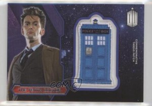 2015 Topps Doctor Who Tardis Patch The Tenth Doctor #P-10 Patch 0p3
