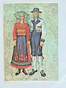 Vtg Souvenir Menu SAS Scandinavian Airlines Trifold Oyvind Hansen Graphic #16603 - Picture 1 of 9