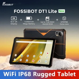 Fossibot DT1 Lite Rugged Tablet 10.4'' 2K WiFi 11000mAh Hi-Res Speakers Face ID - Picture 1 of 18
