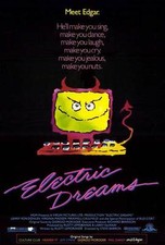 ELECTRIC DREAMS Movie POSTER 27x40 Lenny Von Dohlen Virginia Madsen Maxwell