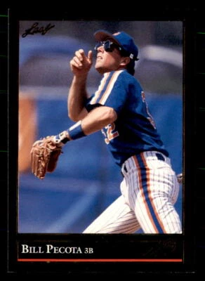 1992 Leaf Black Gold #244 Bill Pecota New York Mets - Image 1 of 2