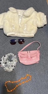 BAB White Fur Jacket, Bags, Sunglasses Boots, And More - Picture 1 of 7