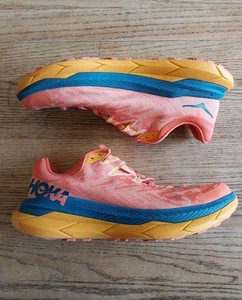 Hoka One One Womens 9.5B Tecton X 1123162 CBCRL Orange Running Shoes Sneakers - Picture 1 of 9