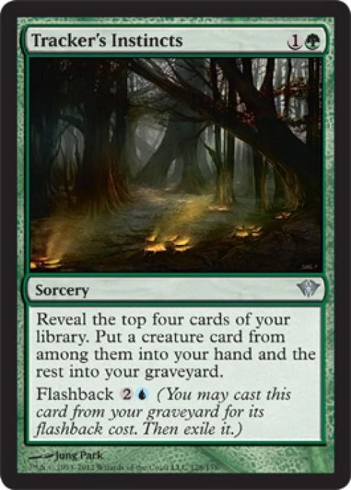 Trackers Instincts -Foil Medium Play MTG Dark Ascension - Image 1 of 1