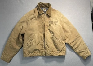 Chaqueta forrada con manta Carhartt Detroit vintage años 70 6BLJ talla 44 - Imagen 1 de 13