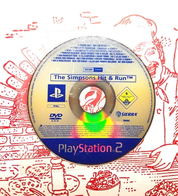 🟢 The Simpsons Hit and Run PS2 PAL rare edition PROMO multilingual PAL fullgame - Immagine 1 di 3