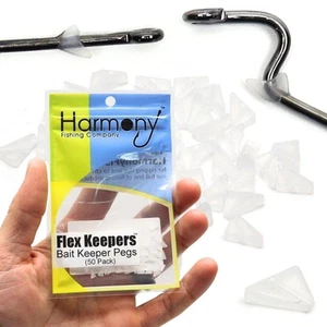 Harmony Fishing - Flex Keepers (paquete de 50) - Cebo Keepers para anzuelos de pesca de lubina - Imagen 1 de 8