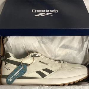New in Box! Men's REEBOK Drive Athletic Tennis Shoes Chalk / Army Green Size 12 - Picture 1 of 5