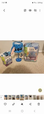 Edredón reversible tamaño doble/completo Disney Stitch con juego completo de sábanas y lámpara Foto 1 de 4