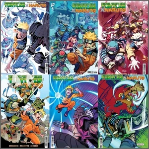 TMNT x Naruto #4 Cover A B C D Variant Set or 1:25 1:50 Options IDW Presale 6/4 - Bild 1 von 8