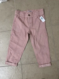 Girls Old Navy Size 5 Linen Pants - Picture 1 of 4