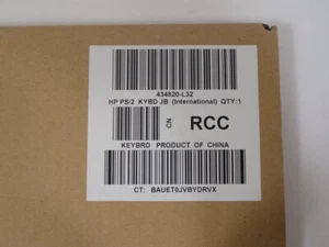 HP International US QWERTY PS/2 Kboard (434820-L32 KB-0316) NEW READ DESCRIPTION - Picture 1 of 4