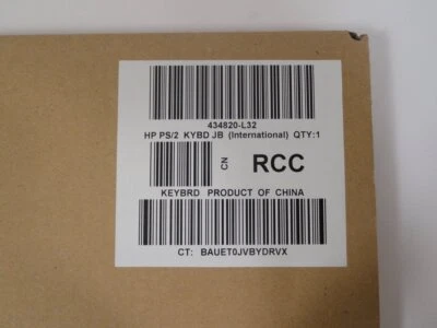 HP International US QWERTY PS/2 Kboard (434820-L32 KB-0316) NEW READ DESCRIPTION - Image 1 of 4