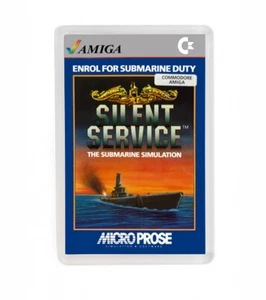SILENT SERVICE SUBMARINE SIMULATION AMIGA COMMODORE FRIDGE MAGNET IMAN NEVERA - Imagen 1 de 1