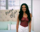 Maya Bijou super sexy chaud modèle adulte signé 8x10 photo preuve d'accola 205