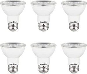 LED PAR20 Long Spotlight Bulb, 8W, 50W, 500, 40° Flood Beam E26, 5000K 6 Count - Picture 1 of 1