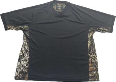RedHead Camo Performance Shirt Mens XL Black Mossy Oak Crew Neck Outdoor - Image 1 of 4