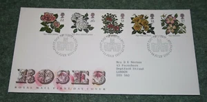 Royal Mail Ersttagsbrief: "Rosen" 1991. Belfast SHS Bildstornierung - Bild 1 von 3