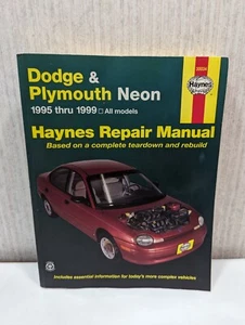Haynes Automotive Repair Manual 30034 1995-1999 Dodge Plymouth Neon All Models - Picture 1 of 2