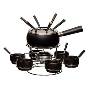 Drehbares Fondue-Set für 6 Personen, Keramik - Bild 1 von 5