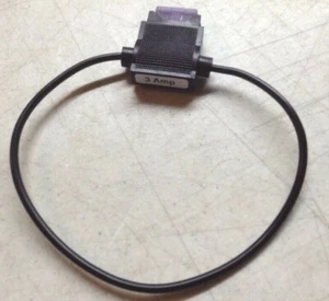 AMERAWHIP 3A SOPORTE DE FUSIBLE 27456 BUCLE DE ENCHUFE DE ALAMBRE CON FUSIBLE ELÉCTRICO HOBBY ARTESANÍAS - Imagen 1 de 3