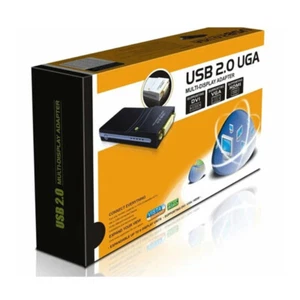 USB 2.0 UGA Multi-Display Adapter Supporting DVI+VGA+HDMI (Max. resolution: 1920 - Picture 1 of 6