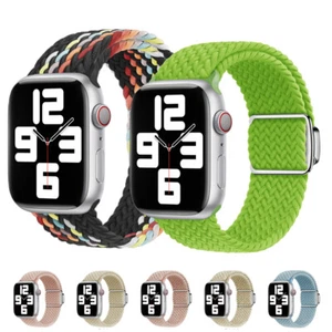 Sport Strap Braided Watchbands For Apple Watch Series Ultra 8-1 SE Nylon Magnic - Picture 1 of 31