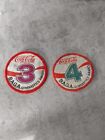 2 Coca Cola B.A.G.A. Gymnastics Badges