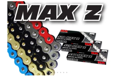 Suzuki 1998-2023 GSXR600 RK MAX-Z RX-Ring 120 Link 525 Pitch Chrome - Image 1 of 4