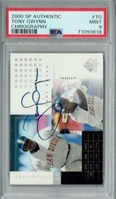 PSA 9 MINT Tony Gwynn 2000 SP Authentic #TG Rare Trading Card Chirography Auto