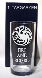 LASER ENGRAVED GAME OF THRONES HOUSE LOGOS HIBALL/TUMBLER - Picture 1 of 16