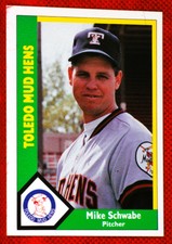 1990 CMC #9 Mike Schwabe (Toledo Mud Hens) ......S00311