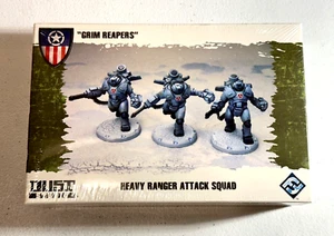 Dust Tactics Grim Reapers Heavy Ranger Attack Squad *Sealed* FFG 2011 - Picture 1 of 6