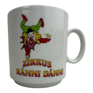 Zirkus Rämmi Dämmi Tasse Kaffeetasse Bavaria Kronester Clown sehr gut - Bild 1 von 6