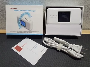 Vanbon Smart Chargeur USB 8 Ports, Compatible avec Smartphones, Tablettes, Haut-parleurs - Photo 1 sur 1