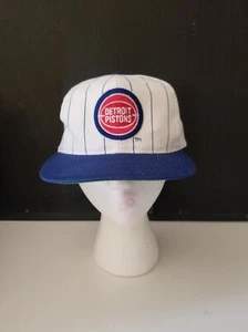 Vintage Starter Detroit Pistons snap back hat striped embroidered - Picture 1 of 9