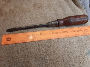 Vintage Crescent Tool Co. Screwdriver No. K405 Wood Handle - Picture 1 of 7