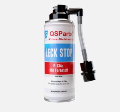 Klima Dichtmittel Klimaanlage Kfz Leckstopp R134a 40ml Farbstoff + Füllschlauch - Bild 1 von 2