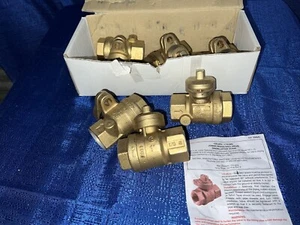 Jomar 240-005B 1" Messing Gas Lockwing Kugelhahn voller Anschluss 175 LWN/175 PSIG.NEU - Bild 1 von 7