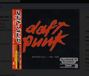 Daft Punk – Musique Vol. 1 1993-2005 JAPAN CD + DVD AS NEW TOCP-6653 DIGIPACK - Picture 1 of 4