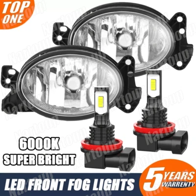 Par de luces antiniebla LED de repuesto para parachoques 2007-2008 SL55 AMG para Mercedes Benz Foto 1 de 4