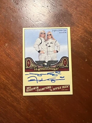 Amber Cope & Angela Cope 2011 Upper Deck Goodwin Champions - Autographs - Image 1 of 2