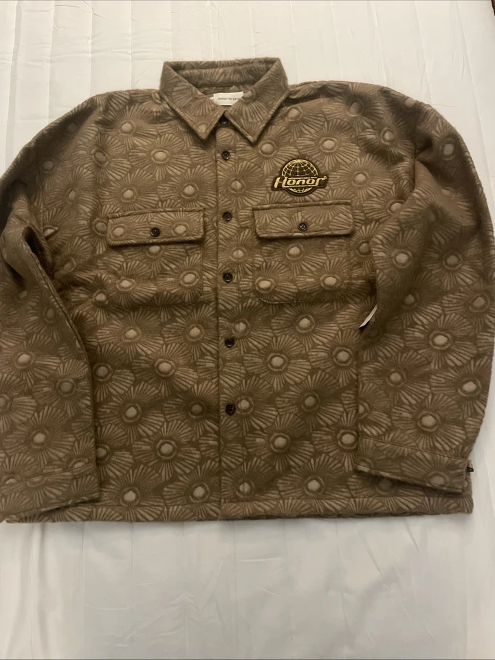 Honor The Gift  - Tan Floral Cover Cover Shirt XL - Russell Westbrook Brand - Image 1 of 3