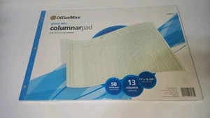 Set Of 2 -13 Colum Columnar Pads For Accounting Office Max Brand New - Picture 1 of 2