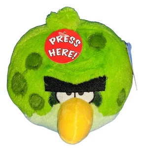 Angry Birds Rare 5” Terence Green Space Stuffed Plush Terrance No Sound - NEW - Picture 1 of 6