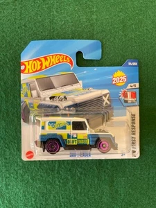 HOT WHEELS LAND ROVER DRIFT ENDER POLICE HW FIRST RESPONSE MINT ON CARD 114 - Picture 1 of 5